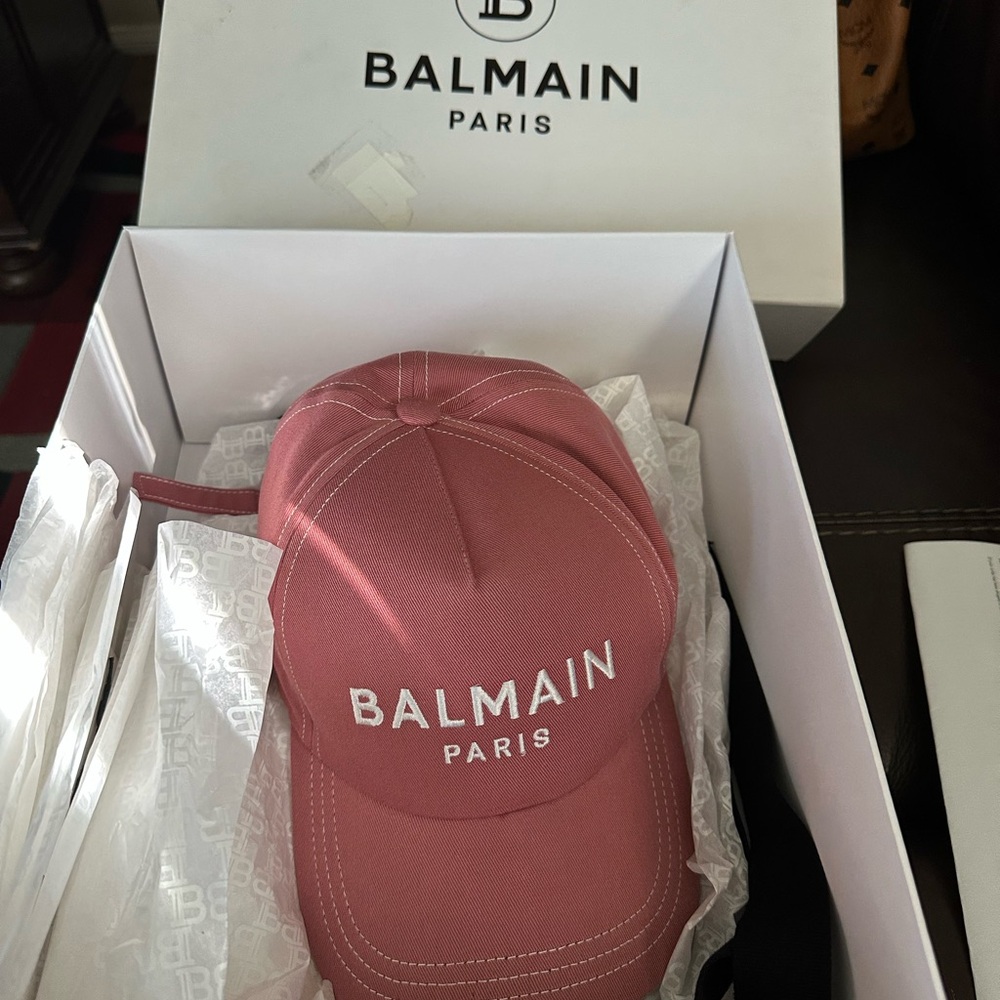 Balmain Paris Pink Cap